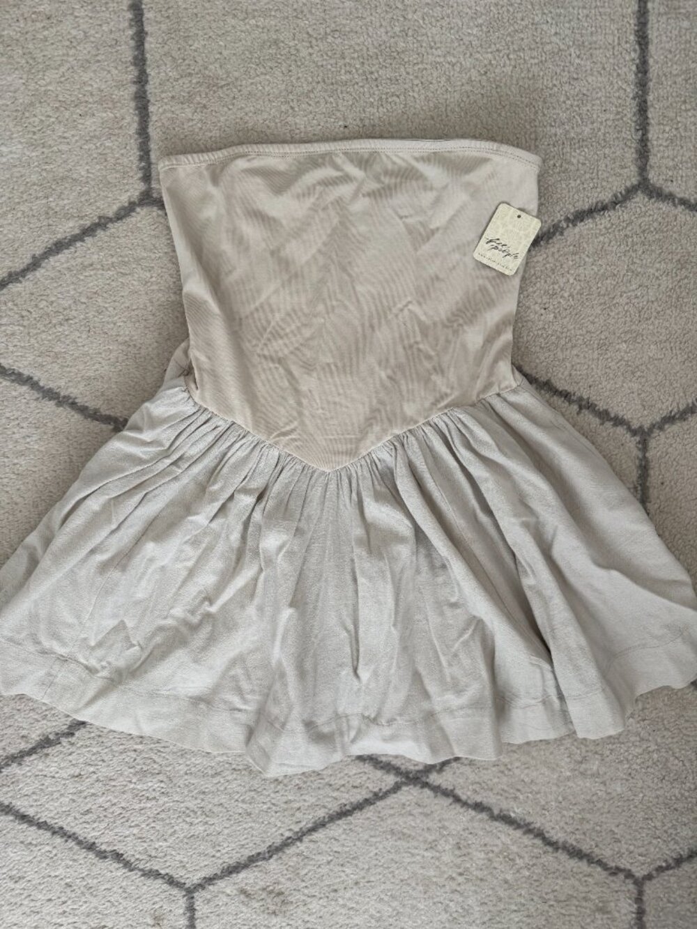 Free People Onda Drop-Waist Tube Mini Dress